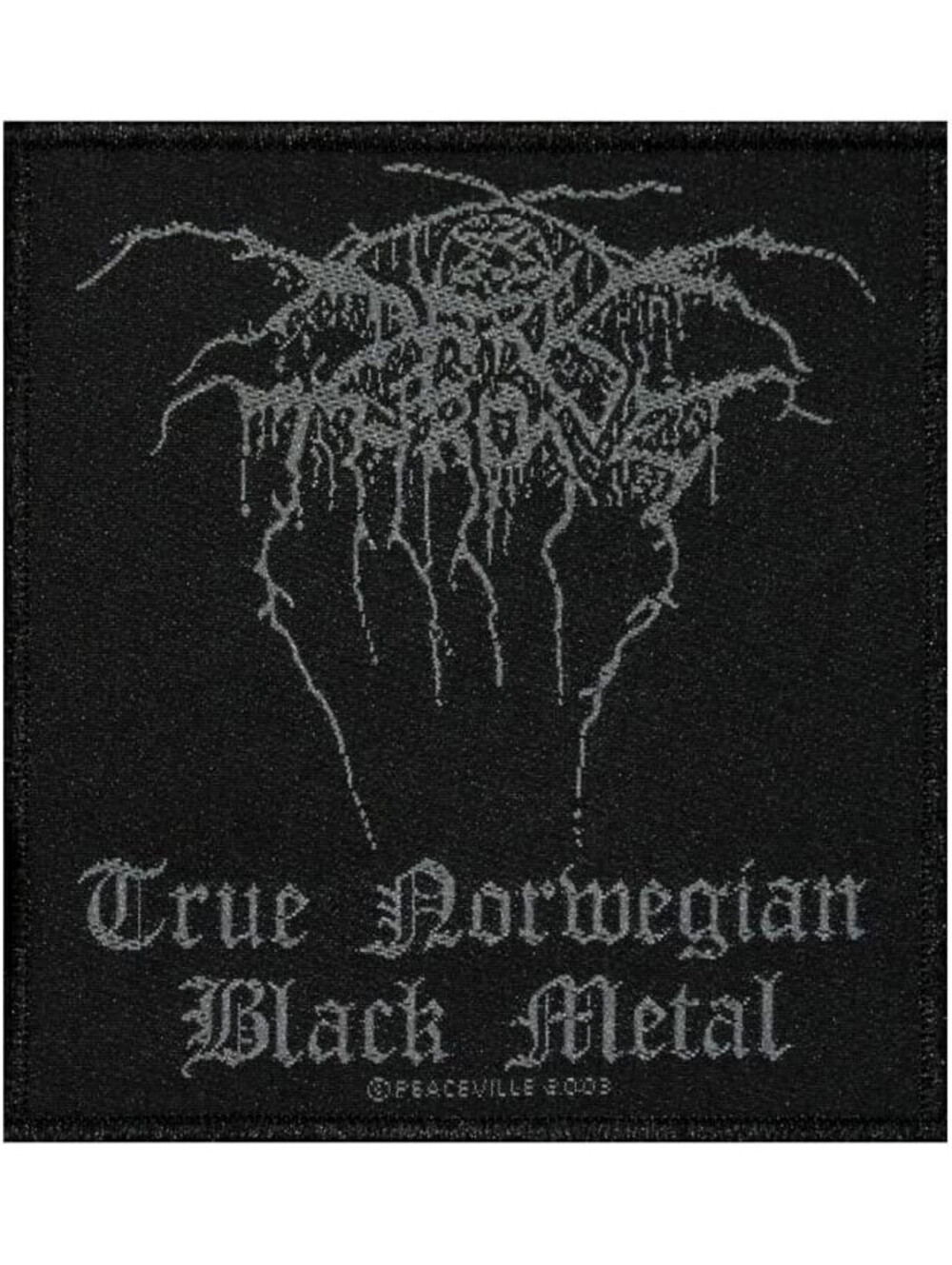 DARKTHRONE TRUE NORWEGIAN BLACK METAL PATCH WOVEN official licensed from 2003